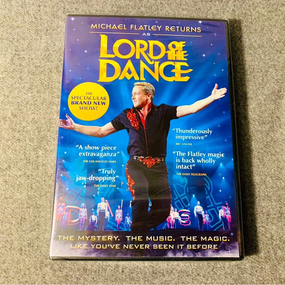 NWT Michael Flatly Returns, Lord Of Thr Dance.  Amazing and Entertaining